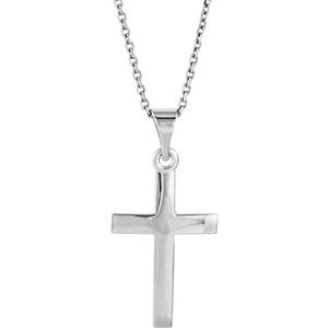 Jewelry - Cross 18" Necklace Sterling Silver Jewelry - Cross 18" Necklace Sterling Silver